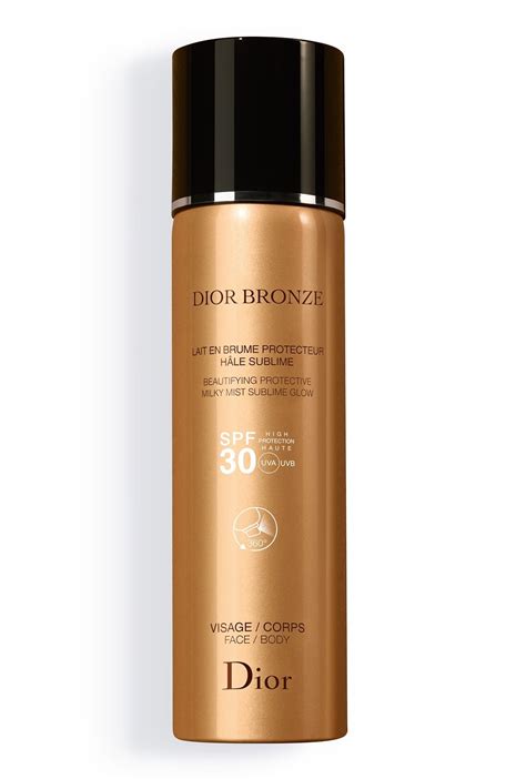 dior bronze beautifying protective milky mist sublime glow|Meer.